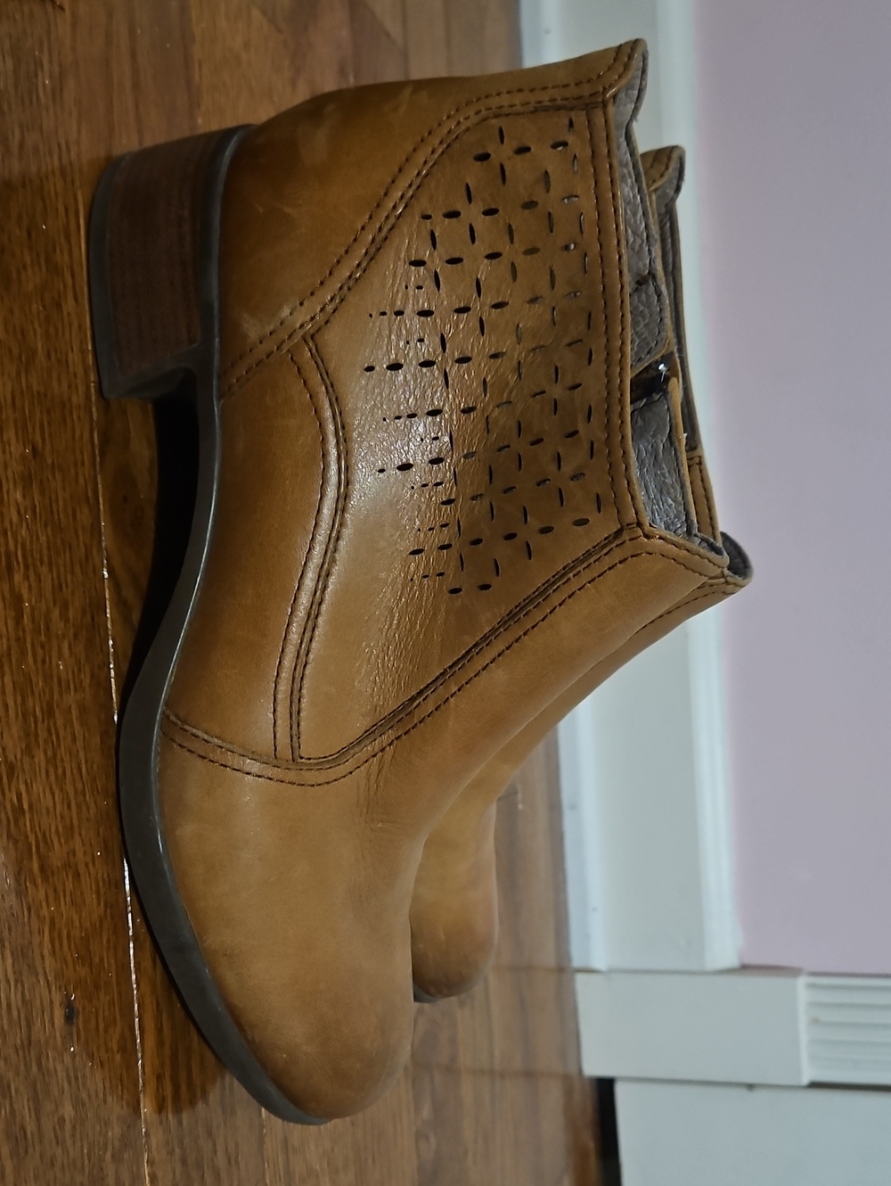 Dansko Women's Leather Boots with Perforated Detail